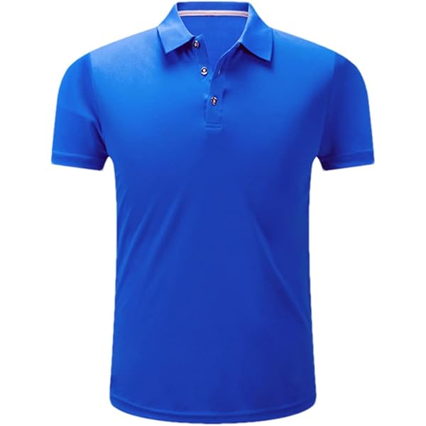 Men's Solid Short Sleeve Polo Shirts Soft Casual Tee Tops Lovers
